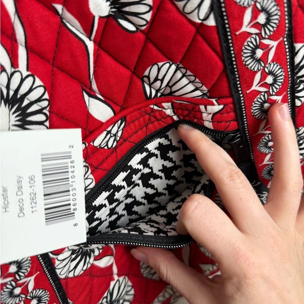 NWT Vera Bradley Red Floral Crossbody Bag - Picture 6 of 10
